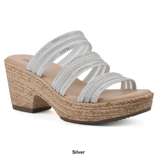 Womens Cliffs by White Mountain Bianna Wedge Sandals