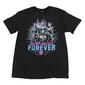 Young Mens Blank Panther Wakanda Forever Short Sleeve Graphic Tee - image 1