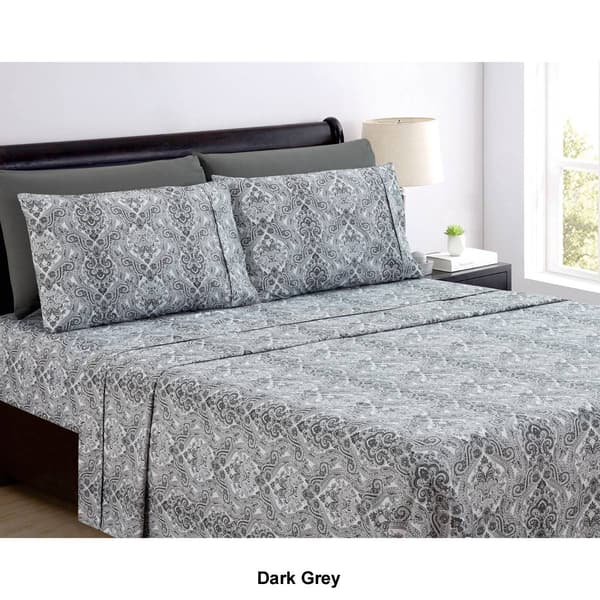 Spirit Linen Home™ Paisley Microfiber Sheet Set
