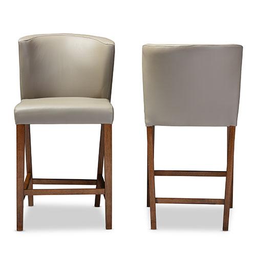Baxton Studio Olivia 2pc. Pub Stool Set