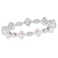 Gemstone Classics(tm) 0.54ctw. White Sapphire 10kt. White Gold Ring - image 1