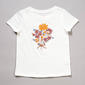 Girls (7-16) Btween(R) Short Sleeve Glitter Flower Tee - image 1