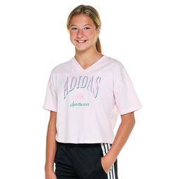 Girls (7-16) adidas(R) Short Sleeve Collegiate Tee