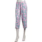 Petite Jessica Simpson Flowers Lettuce Edge Pajama Capris - image 1