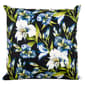 Jordan Manufacturing Floral Outdoor Toss Pillow - Black/Blue - image 1