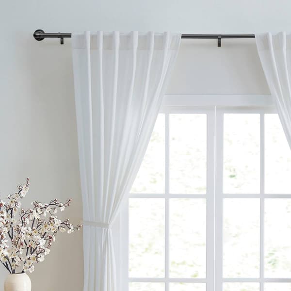 DKNY Wade 66in. Curtain Rod Set