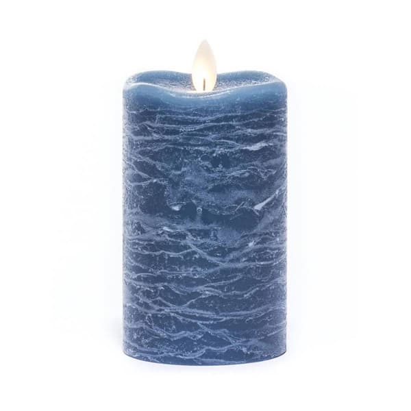 Mirage Gold Collection LED Flameless Pillar Candle