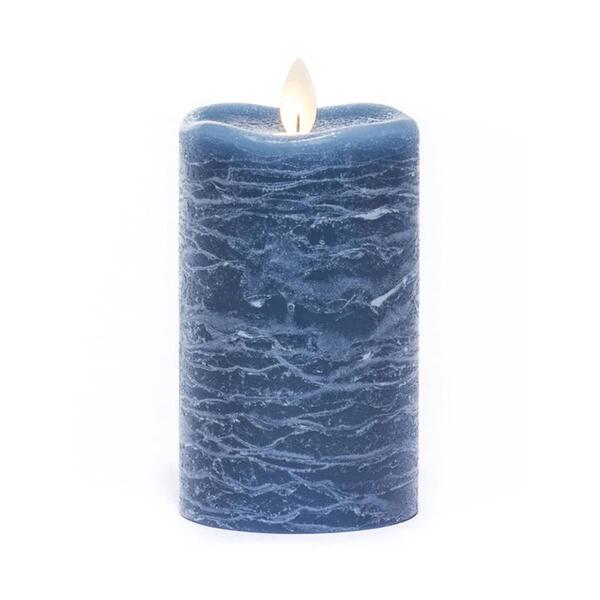 Mirage Gold Collection LED Flameless Pillar Candle - image 
