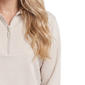Womens NY Collection Long Sleeve 1/4 Zipper Pullover Sweatshirt - image 4