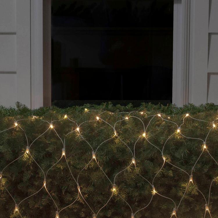 Northlight Seasonal 8ft. White LED Net Style Christmas Lights