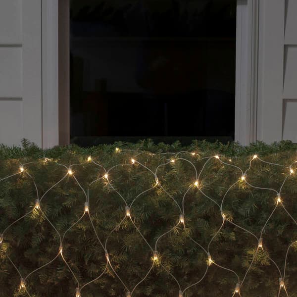 Northlight Seasonal 8ft. White LED Net Style Christmas Lights