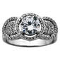 Cubic Zirconia 3 Circle Statement Ring - image 1