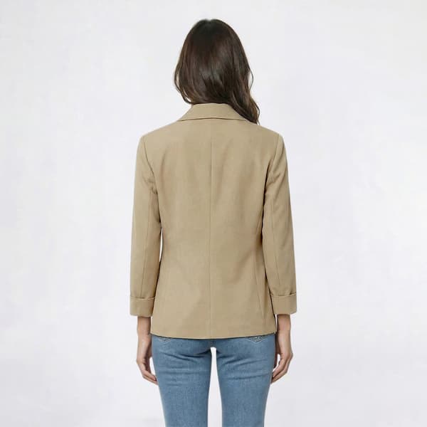 Womens Anne Klein One Button Notch Collar Blazer