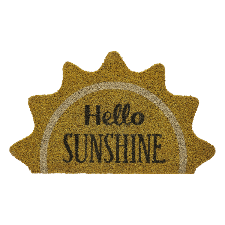VCNY Home Hello Sunshine Outdoor Coir Doormat