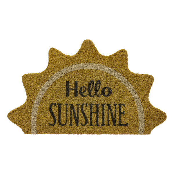 VCNY Home Hello Sunshine Outdoor Coir Doormat - image 