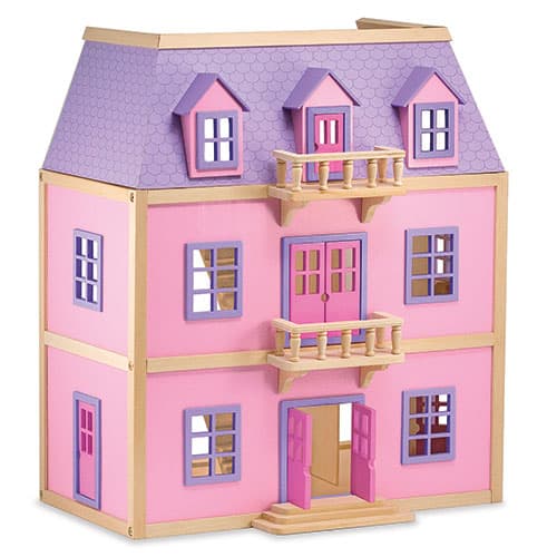 Melissa & Doug&#40;R&#41; Multi-Level Wooden Dollhouse