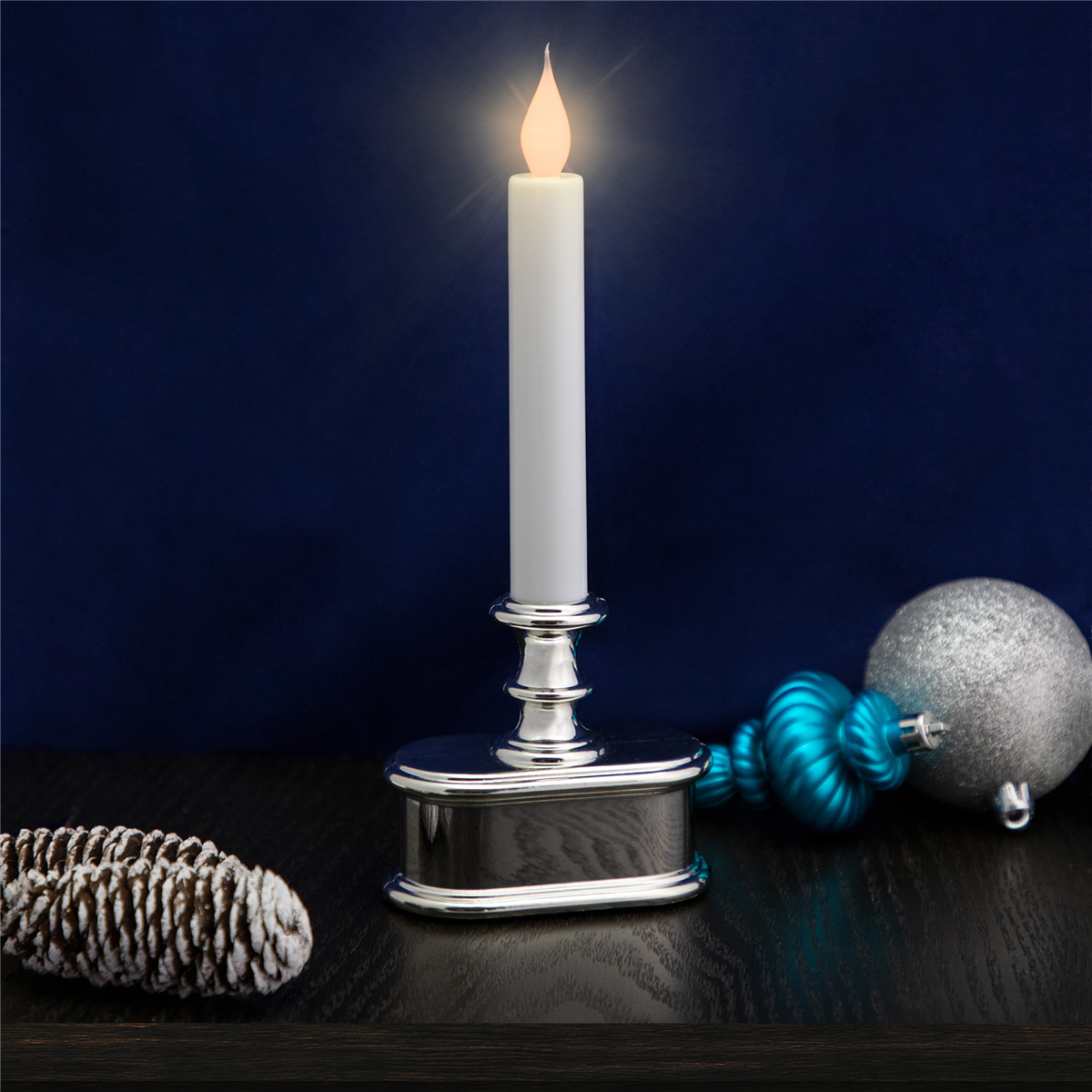 Northlight LED Lighted Window Candle with Base
