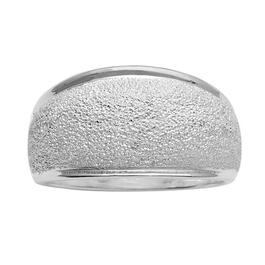 Marsala Fine Silver-Plated Laser Cut Ring