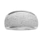 Marsala Fine Silver-Plated Laser Cut Ring - image 1