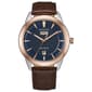 Mens Citizen(R) Navy Dial Brown Leather Strap Watch - AW0096-06L - image 1