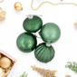 Northlight 9ct. Forest Green Christmas Ball & Onion Ornaments - image 2