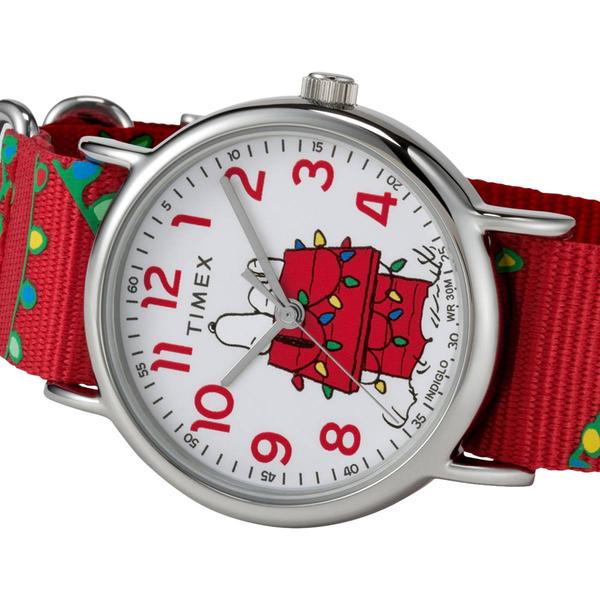 Womens Timex Weekender® X Peanuts Holiday Watch - TW2W80800JT
