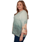 Plus Size Alfred Dunner Classics 3/4 Sleeve Pumpkin Patch Blouse - image 4