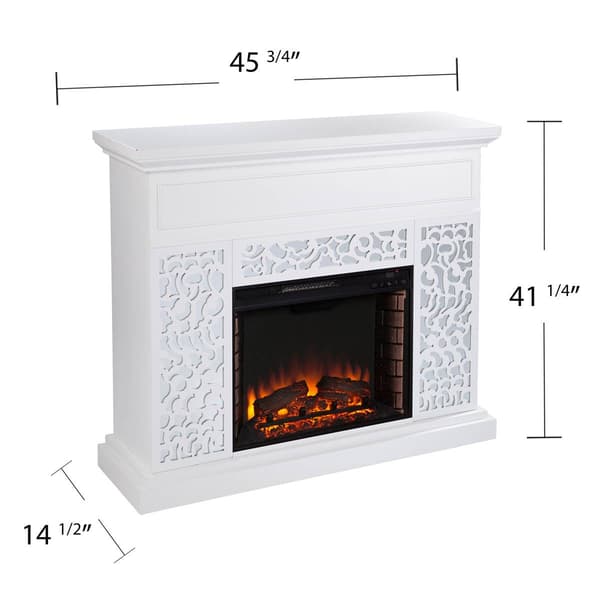Southern Enterprises Wansford Contemporary Electric Fireplace