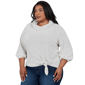 Women''s Ruby Rd. Happy Holidays Cowl Neck Honeycomb Chenille Sid - image 2