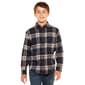 Boys (8-20) Architect(R) Flannel Shirt - Navy/Orange - image 1