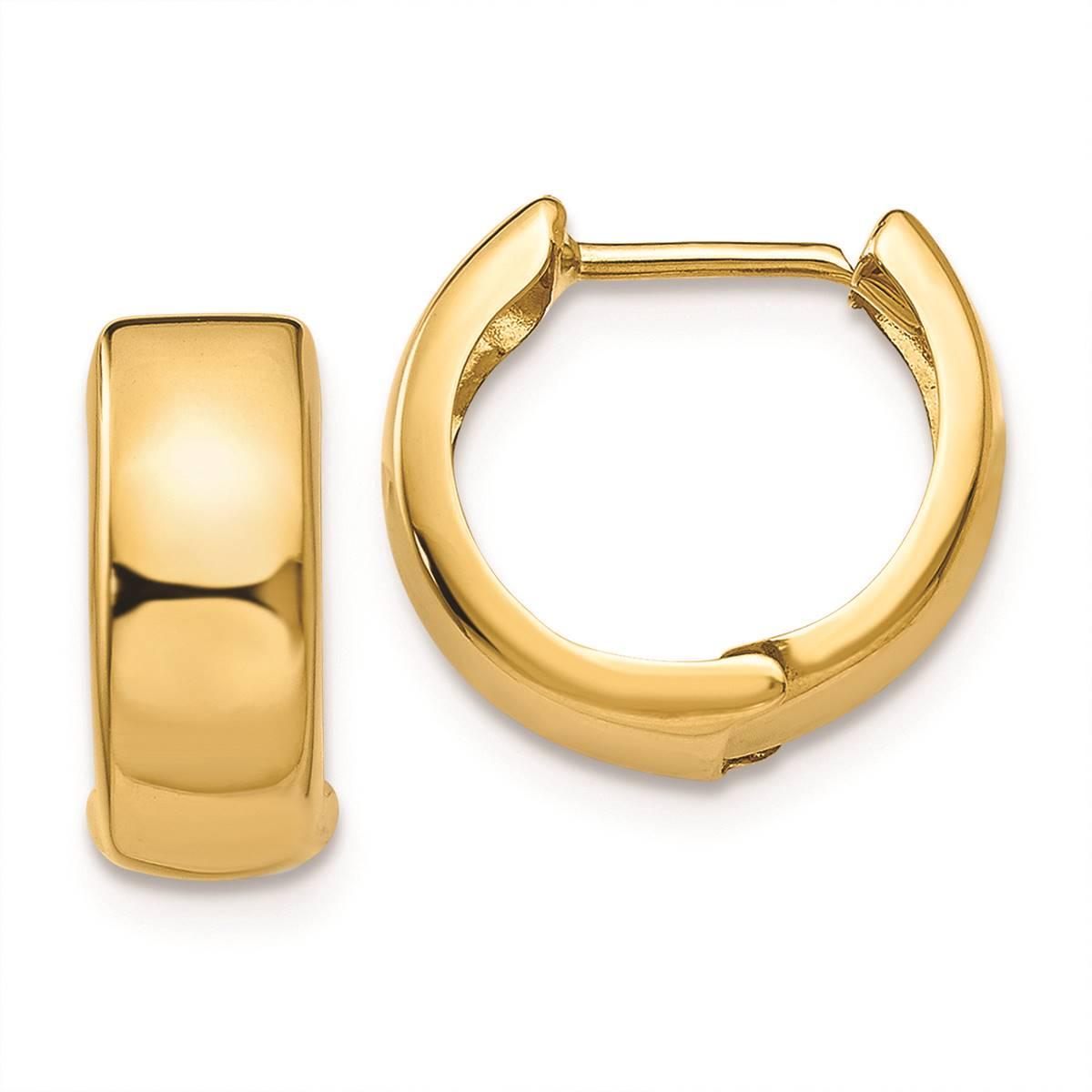 Gold Classics™ 14kt. Yellow Gold Wide Hoop Earrings