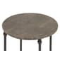 9th & Pike® Traditional Metal and Marble Accent Table - image 3