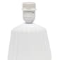 Simple Designs Petite Off White Ceramic Pleated Base Table Lamp - image 5
