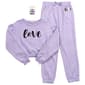 Girls (7-12) BTween(R) Fleece Lined Foil Love Pullover & Joggers - image 1