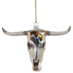 Northlight Seasonal 5.5in. Longhorn Glass Christmas Ornament