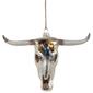 Northlight Seasonal 5.5in. Longhorn Glass Christmas Ornament - image 1