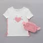 Girls (7-12) BTween(R) Glitter Heart Tee with Bows & Fanny Pack - image 1