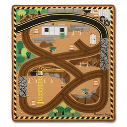 Melissa & Doug(R) Construction Site Rug & Vehicle Set