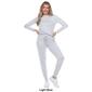 Womens White Mark 2pc. Lounge Solid Pants Set - image 8