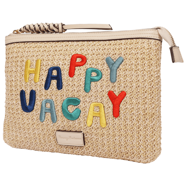 Tommy Bahama Happy Vacay Raffia Clutch