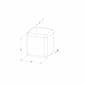 South Shore Sweedi White Lighted Kids Cube Stool - image 9