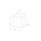 South Shore Sweedi White Lighted Kids Cube Stool - image 9