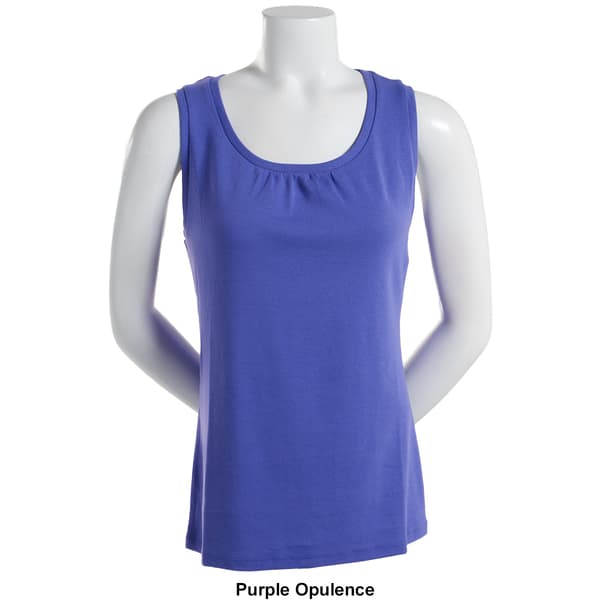 Womens Preswick &amp; Moore Cotton Spandex 1x1 Rib Tank Top