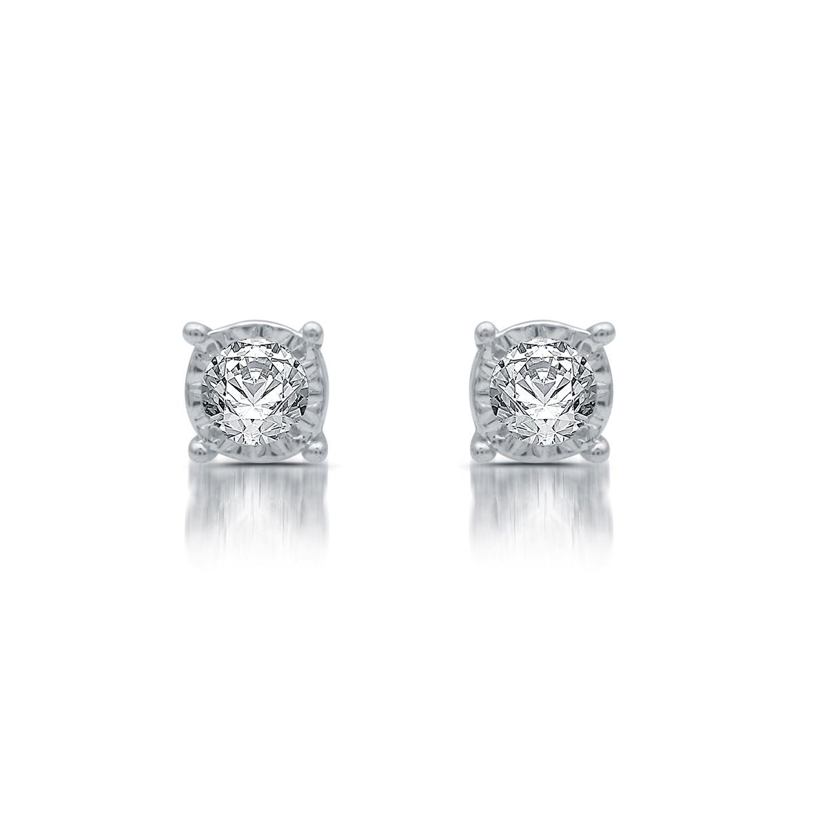 Diamond Classics™ 10kt. Yellow Gold 1/10ctw. Stud Earrings