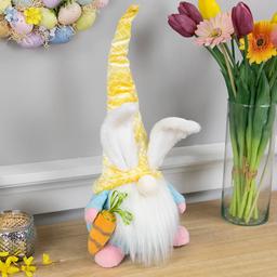 Northlight Seasonal Gnome w/ Bunny Ears & Hat Easter Figurine
