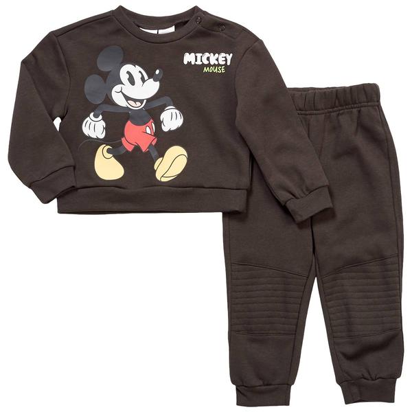 Baby Boy (12-24M) Disney Mickey Sweatshirt & Jogger Set - image 