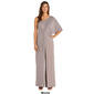 Womens R&M Richards Metallic Slinky Capelet Jumpsuit - image 4