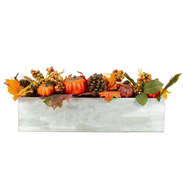 Northlight Seasonal 21in. Autumn "Thankful" Rustic Wooden Box