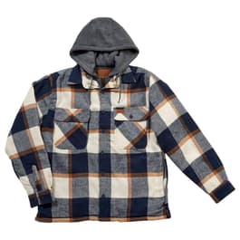 Boscovs mens flannel hoodie hot sale