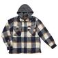 Mens Mountain Ridge Flannel Tik Tok Jacket - Blue/Tan - image 1